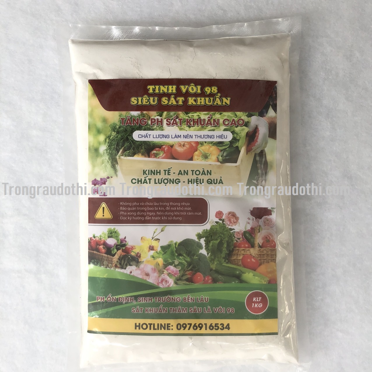 Tinh vôi siêu sát khuẩn, độ tinh khiết 98%, Tinh vôi nông nghiệp